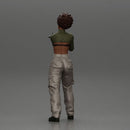 Armed black girl going to shoot a gun in bra - Only-Games