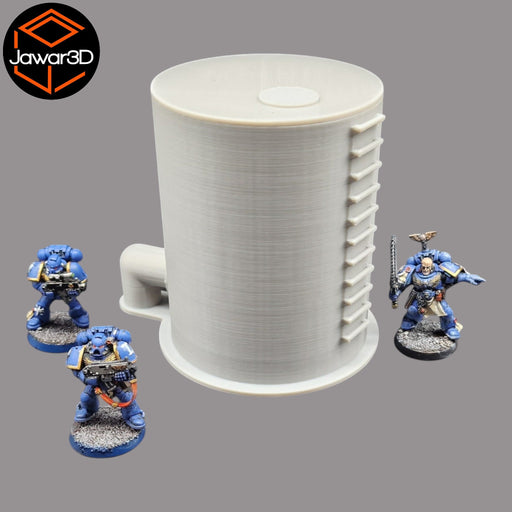 Storage Tank - 28mm Wargaming Scatter Terrain Scenery Tabletop Miniature - Only-Games