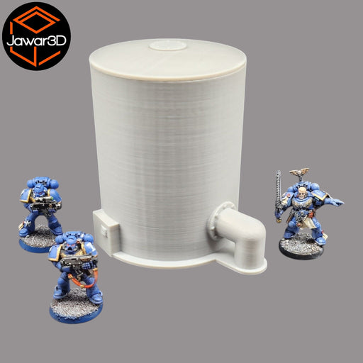 Storage Tank - 28mm Wargaming Scatter Terrain Scenery Tabletop Miniature - Only-Games