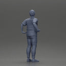 handsome, happy man in shirt is pulling his girlfriend on his back - Only-Games