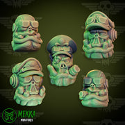 Orc Pilot Heads - Only-Games