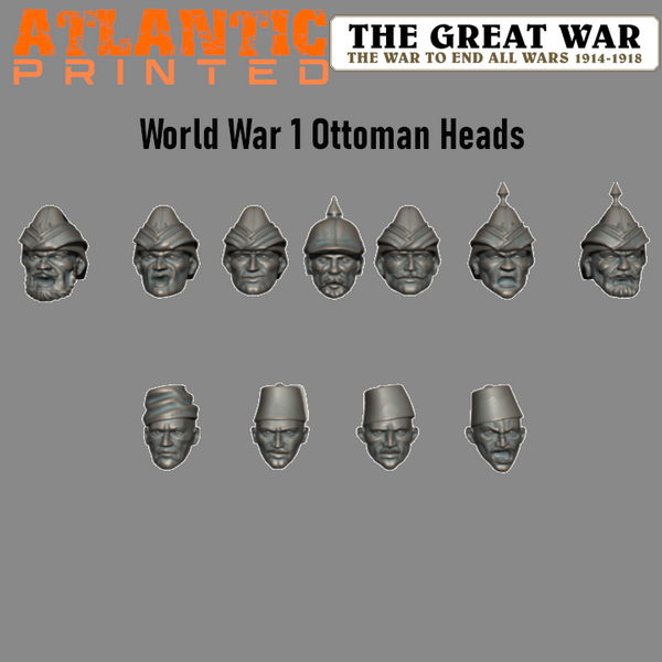 World War 1 Ottoman heads - Only-Games