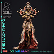 The Black Pharo - The Wandering Desert - Pre-coloured- 32mm Scale - Only-Games