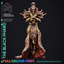 The Black Pharo - The Wandering Desert - Pre-coloured- 32mm Scale - Only-Games