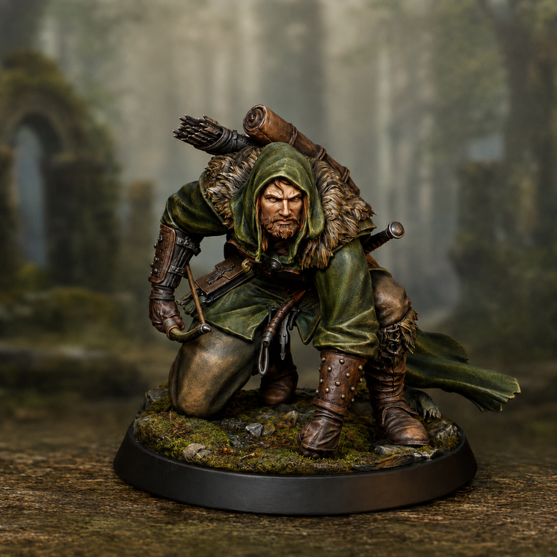 Ranger Miniature STL | Torvin Tracking Pose | Digital Download - Only-Games