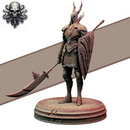 Dark Knight Halberd - Realsteone - Terrain Wargaming D&D DnD 32mm 40mm 54mm