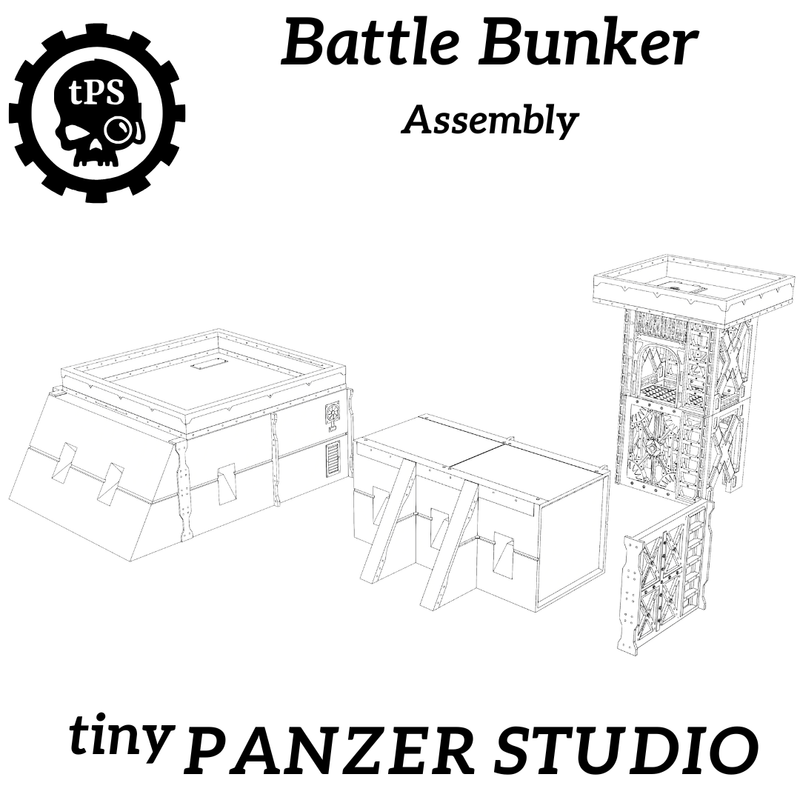 Imperial Battle Bunker terrain for scifi tabletop wargaming - Only-Games