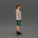 Man standing with his hands on his hips thinking and wondering - Only-Games