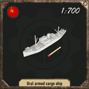 1/700 Ural armed cargo ship - Only-Games