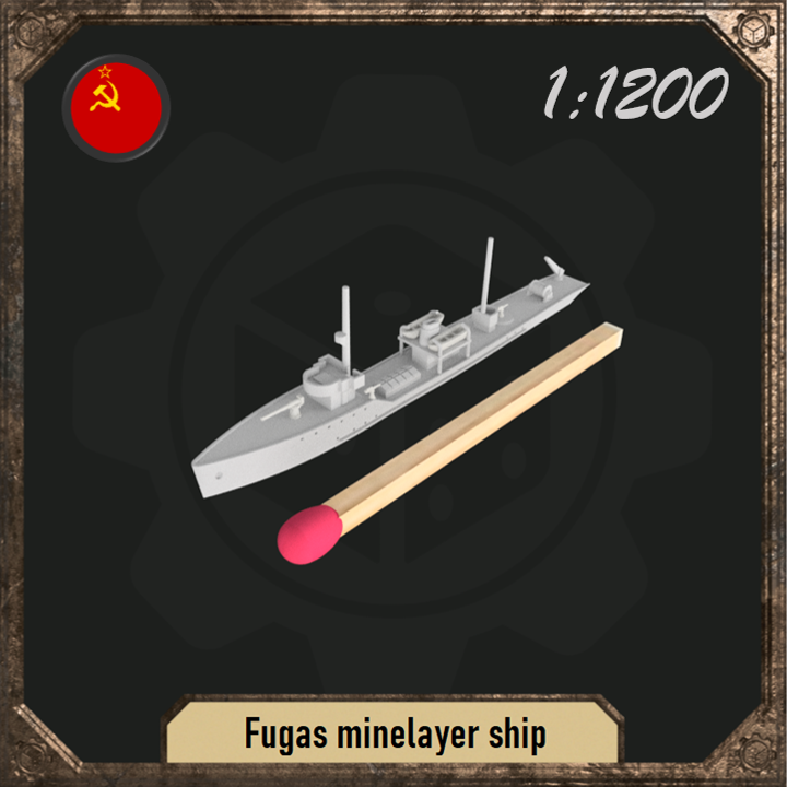 1/1200 Fugas minelayer ship