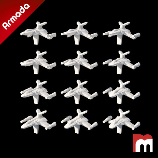 (Armada) 12x Razor Fighter - Only-Games