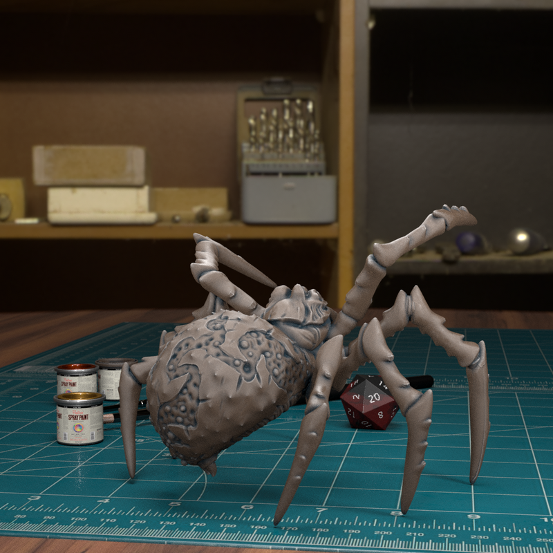 Giant Spider 03 - 32mm - DND - Pathfinder - Only-Games
