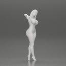 Sexy girl in onepiece standing with her friend on the beach - Only-Games