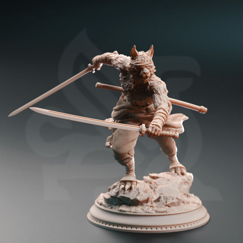 Tabaxi Samurai Swordmaster - Susaneko - Only-Games