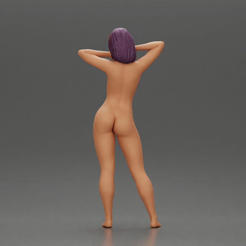 Naked girl posing confidently