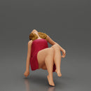 Sad man sitting pulls drowning girl from the ocean ( girl) - Only-Games