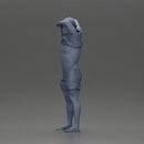 muscular man in shorts taking off his shirt to go swimming - Only-Games