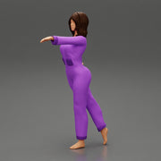 Beautiful Young Woman Wearing Onesie - Only-Games