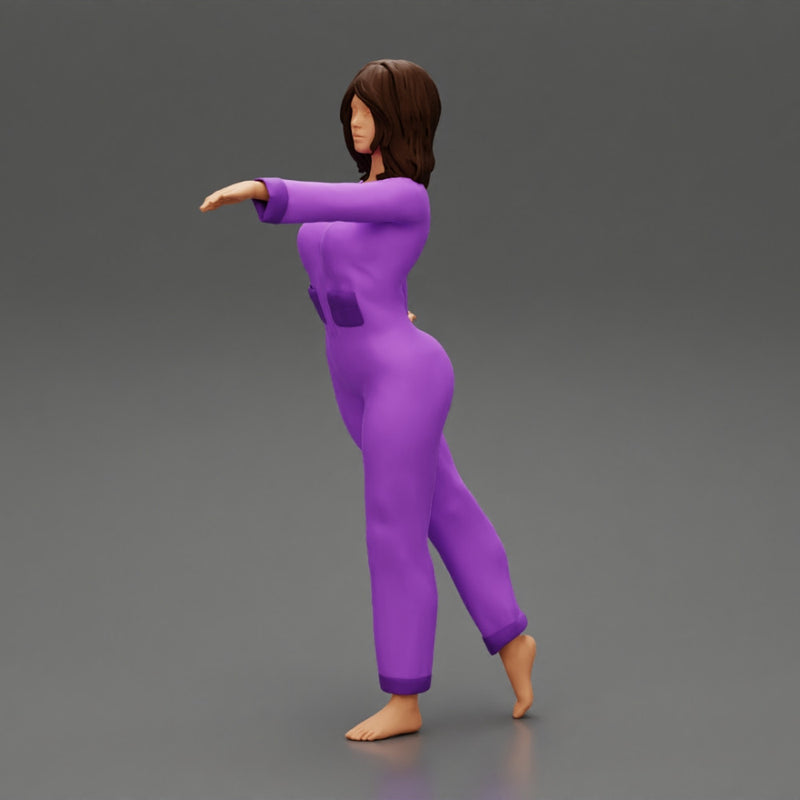 Beautiful Young Woman Wearing Onesie - Only-Games