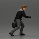 motorbike rider holding a helmet  helping a girl stand up with his hand after she fell off the bike - Only-Games