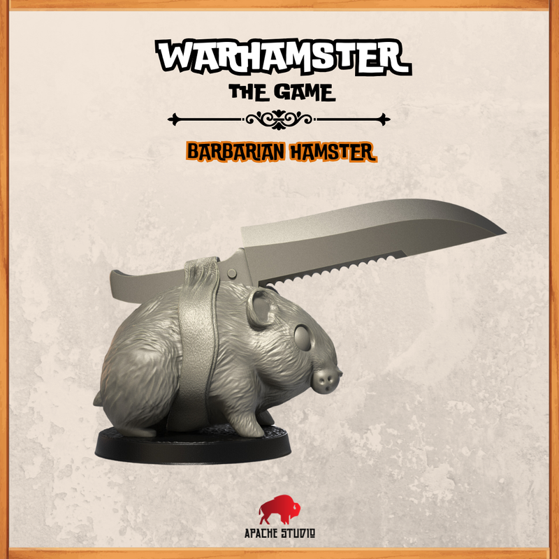 Warhamster The Game: BARBARIAN HAMSTER