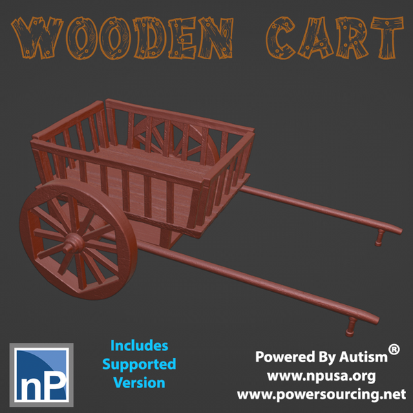 Wooden Cart - Only-Games