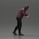 man in a hoodie leaning with his hands on the car - Only-Games