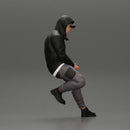 Man in a hooded sweatshirt and cap leaning on the car - Only-Games