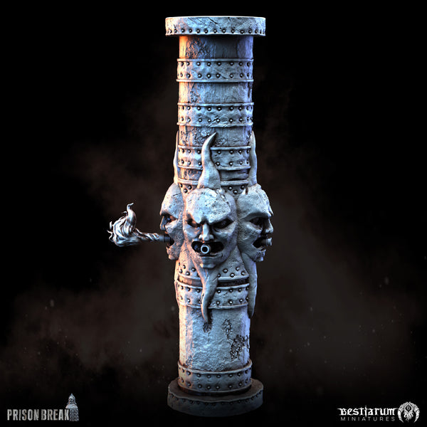 Prison Column with Fire Trap - Only-Games