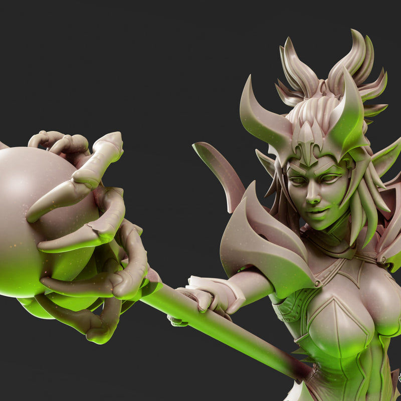 Drow Sorceress Elite Pose 3 - Only-Games