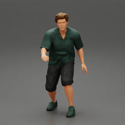 Man bent over while walking - Only-Games
