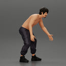 gangster homie in shorts with his dog on the street - Only-Games