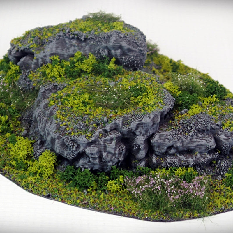 STUB Outcropping C: Dynamic Hills Terrain Set - Only-Games