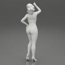 Sexy woman standing and posing in lingerie - Only-Games