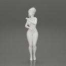 Naked woman standing in bathroom - Only-Games