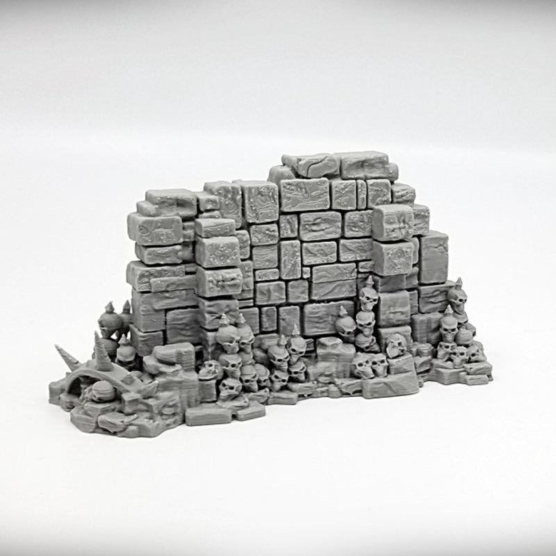 Basic Wall B: Ancient Ruins GRIMDARK Terrain Set - Only-Games