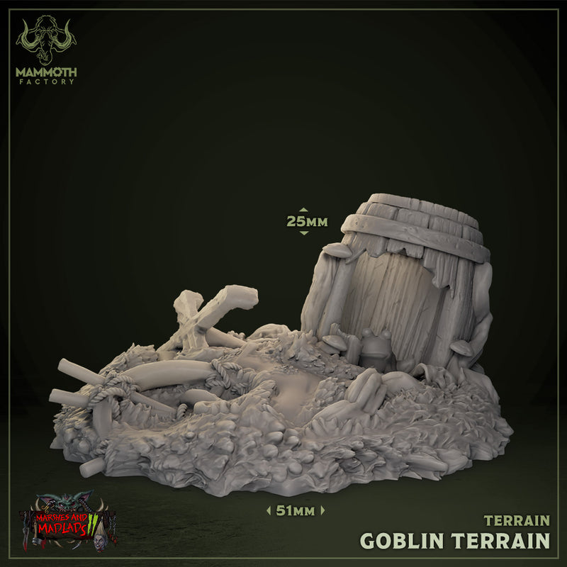 Goblin Terrain - 50mm scenic base topper