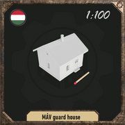 1/100 MÁV guard house - Only-Games