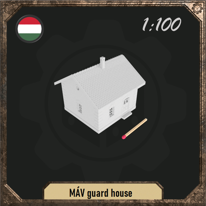 1/100 MÁV guard house - Only-Games