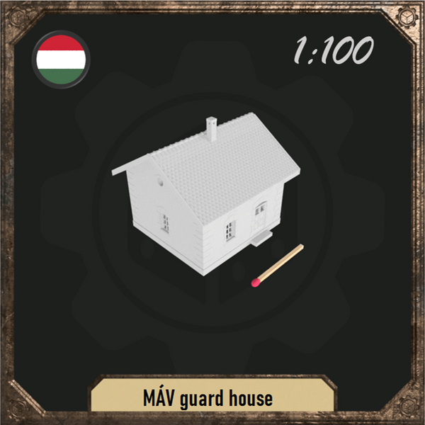 1/100 MÁV guard house