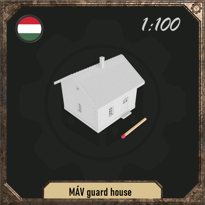 1/100 MÁV guard house