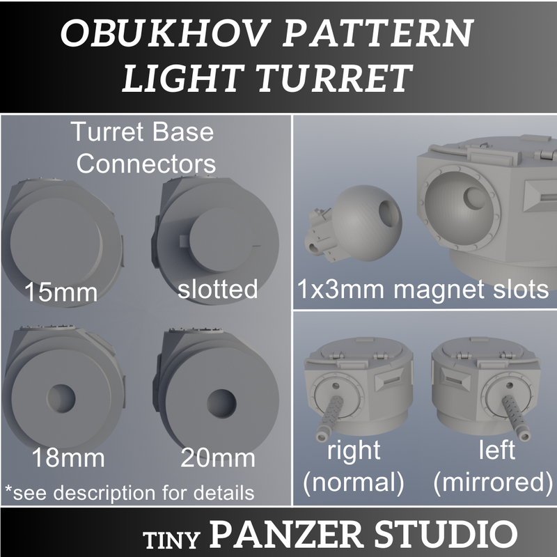 Light Turret Obukov Pattern - Only-Games