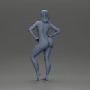 Naked Elegant pose showcasing confidence and grace - Only-Games
