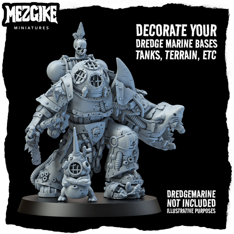 Dredgie characters (10 physical miniatures)