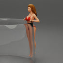 Bikini clad drink markers to attach to the side of your glass - Only-Games
