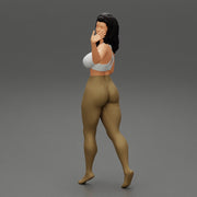 Beautiful woman in a pants walking - Only-Games