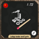 1/72 Ladoga tender small parts - Only-Games