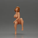 Naked woman sitting in short hair - Only-Games