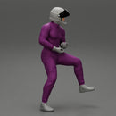 Biker man in helmet on a motorcycle stopped - Only-Games