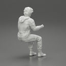 Man sitting on driver seat in car - Only-Games